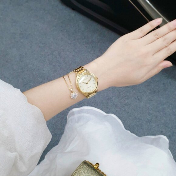 New Citizen Womens Gold 35mm Watch! WOW! main image 4